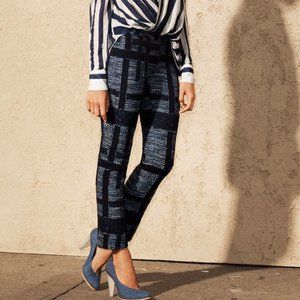 NWT Derek Lam 10 Crosby Tweed Cotton Pant Sz 0